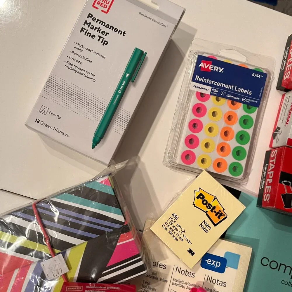 Office Supplies‎ (Mixed Lot - New!) Pens, Binder Clips, More!